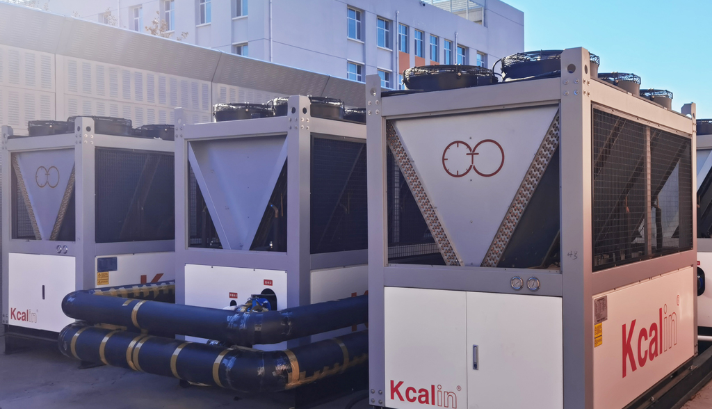 School air source heat pump unit - campus hot water system solution