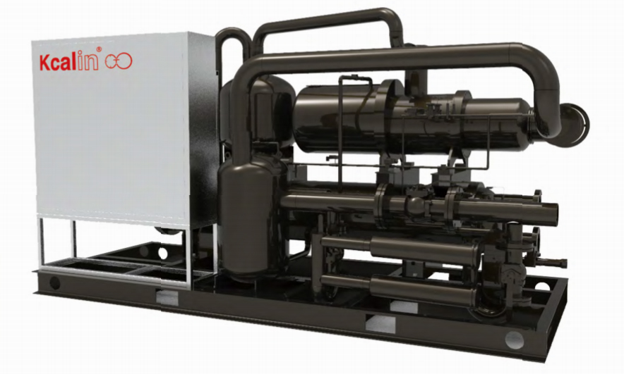 Coal mine waste heat comprehensive utilization system - exhaust air heat pump heating system